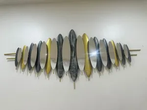Modern Wave Mirror Wall Decor