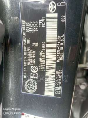 Toyota Corolla SE 2020 Black