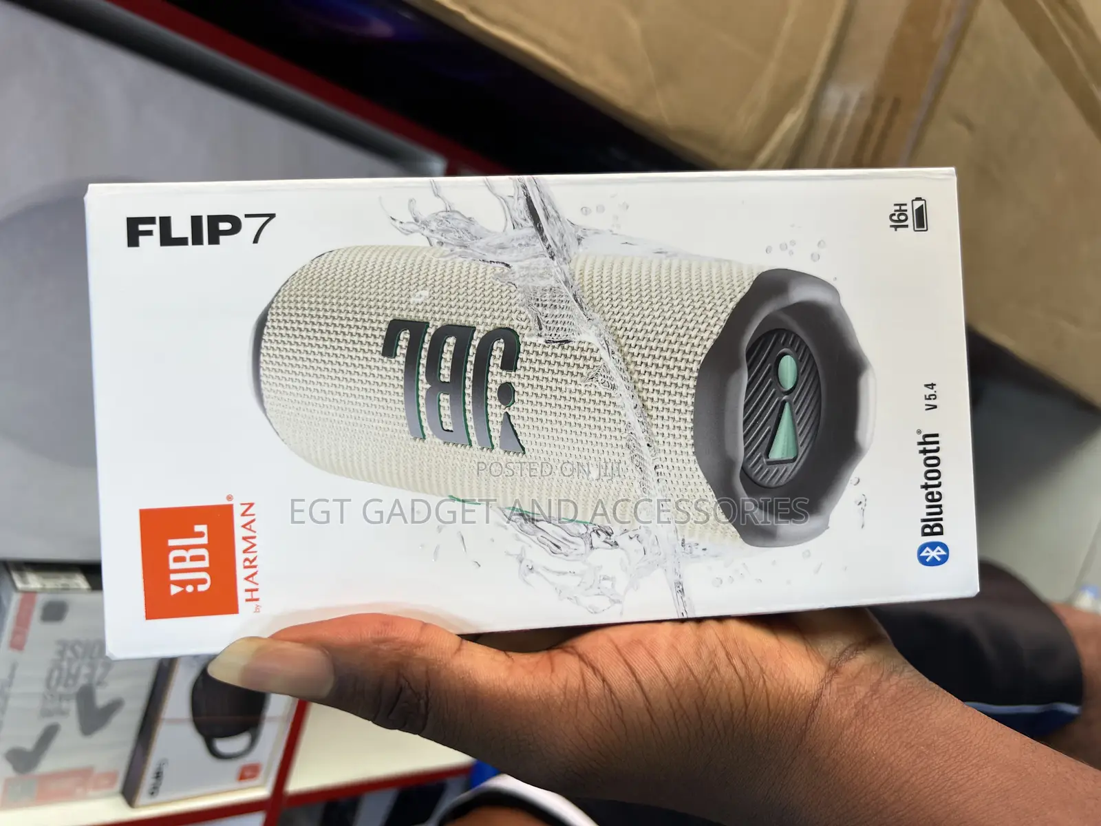 JBL Flip 7 Portable Bluetooth Speaker.