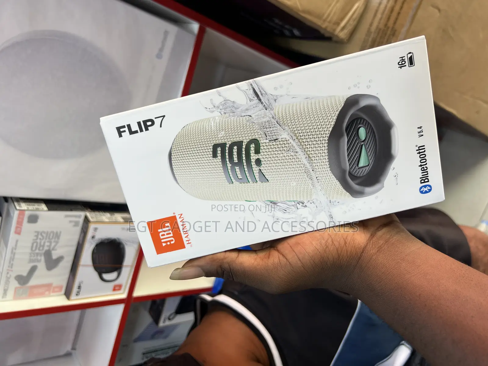 JBL Flip 7 Portable Bluetooth Speaker.