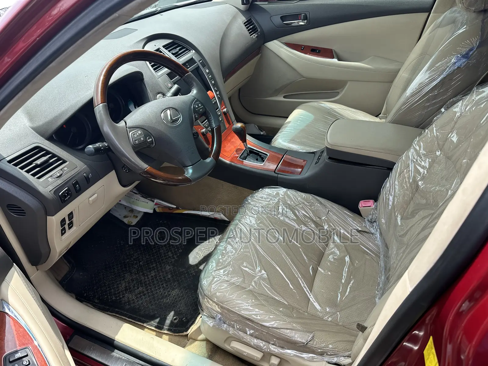 Lexus ES 350 2011 Red