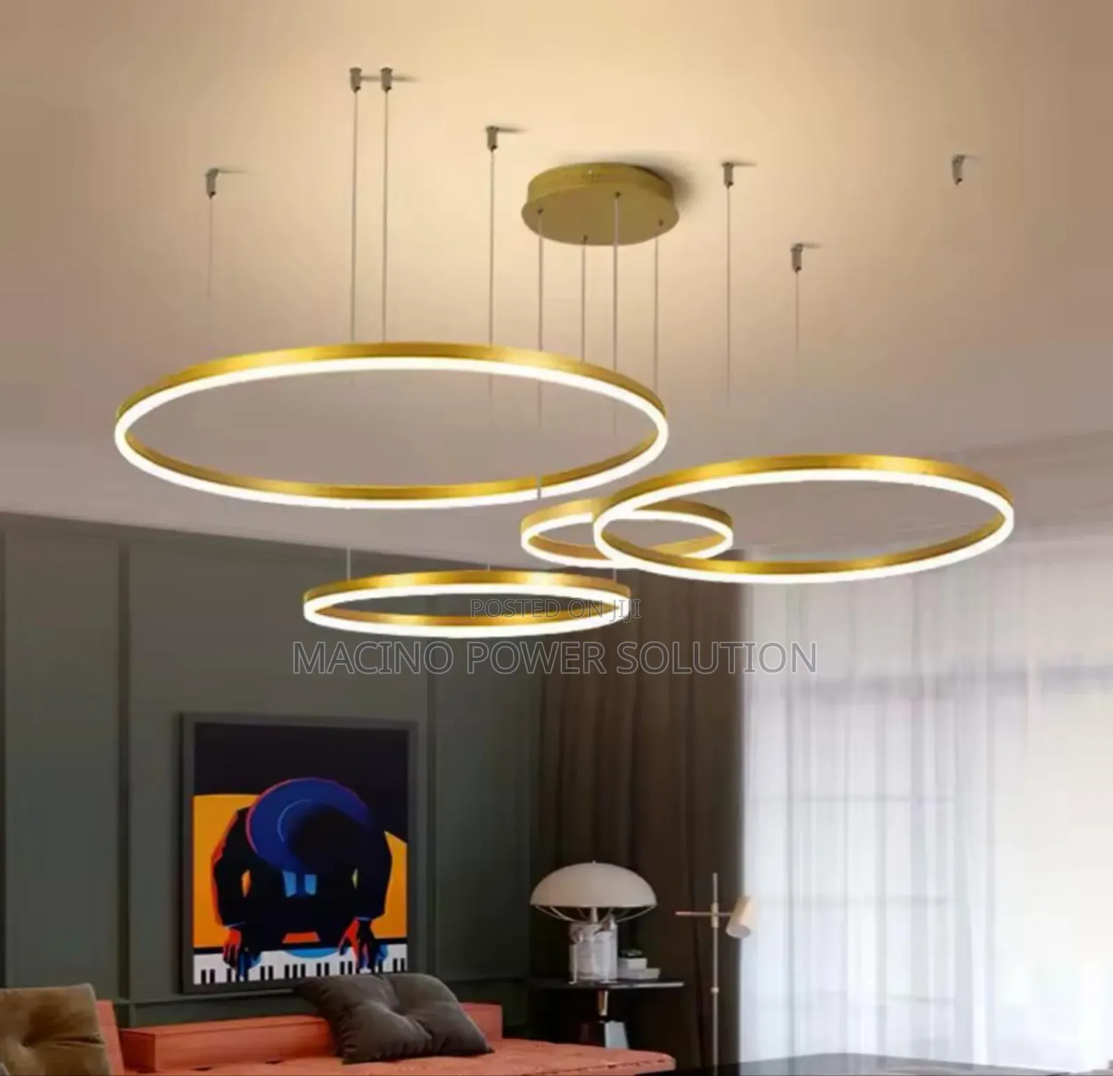 Dimmable Ring Pendant Light