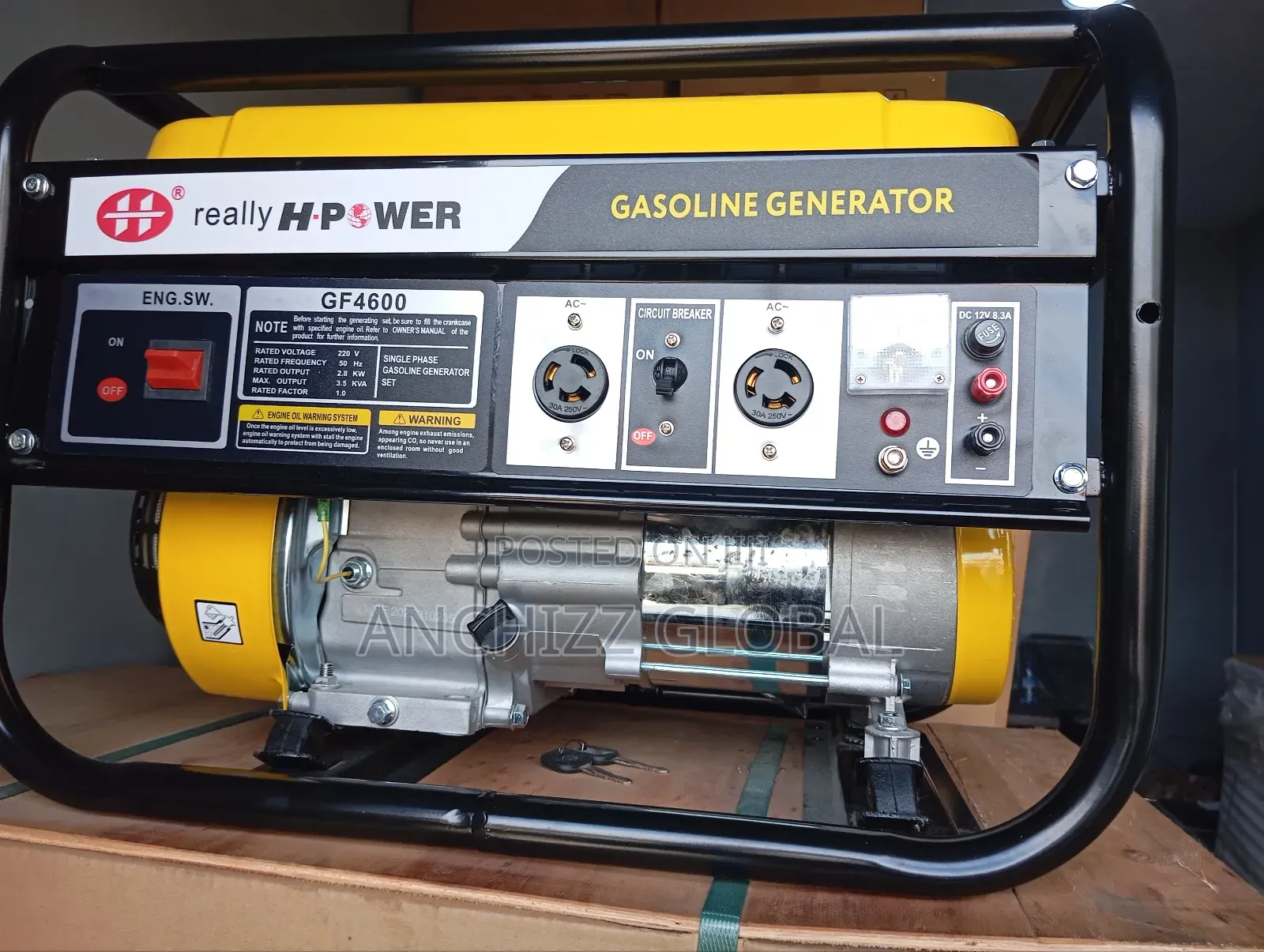 4kva Hpower Automatic Petrol Generator