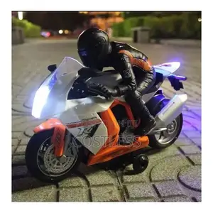 Children's Remote Control Rotating Stunt Motorcycle