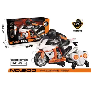 Children's Remote Control Rotating Stunt Motorcycle