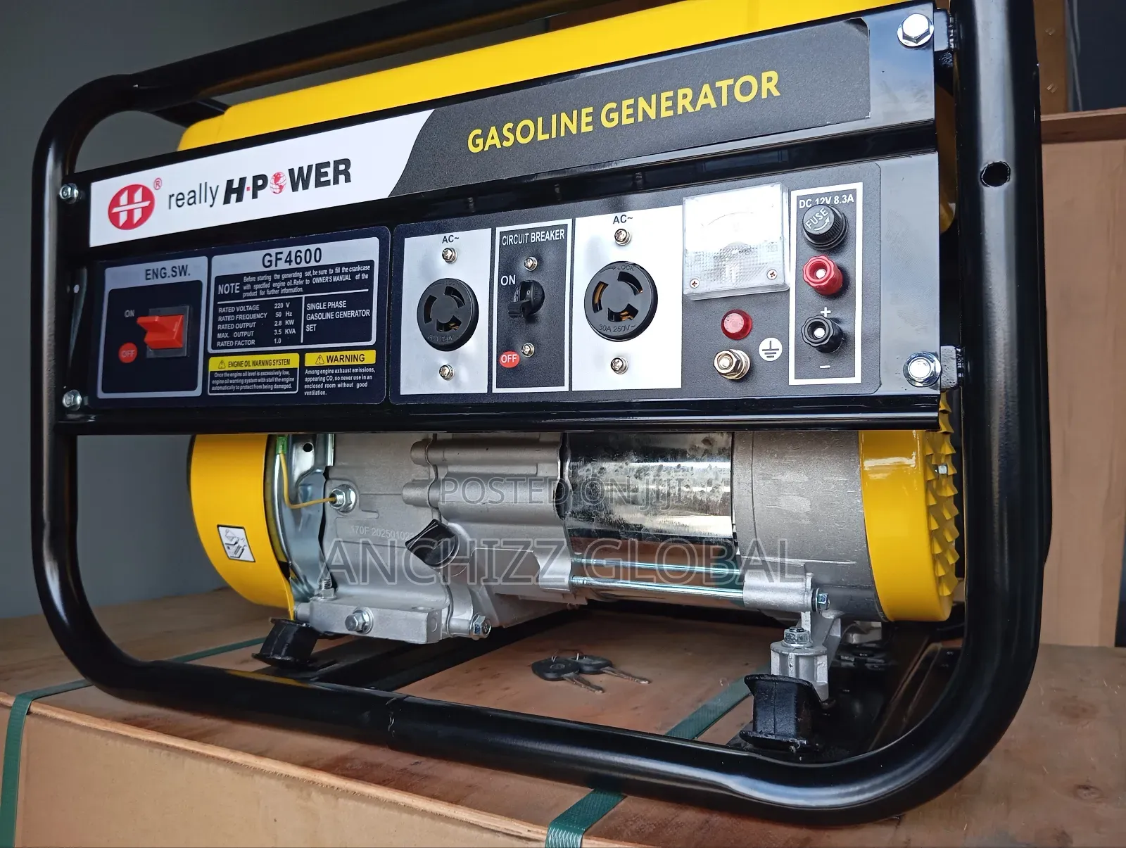 Hpower Petrol Generator 4.5kva