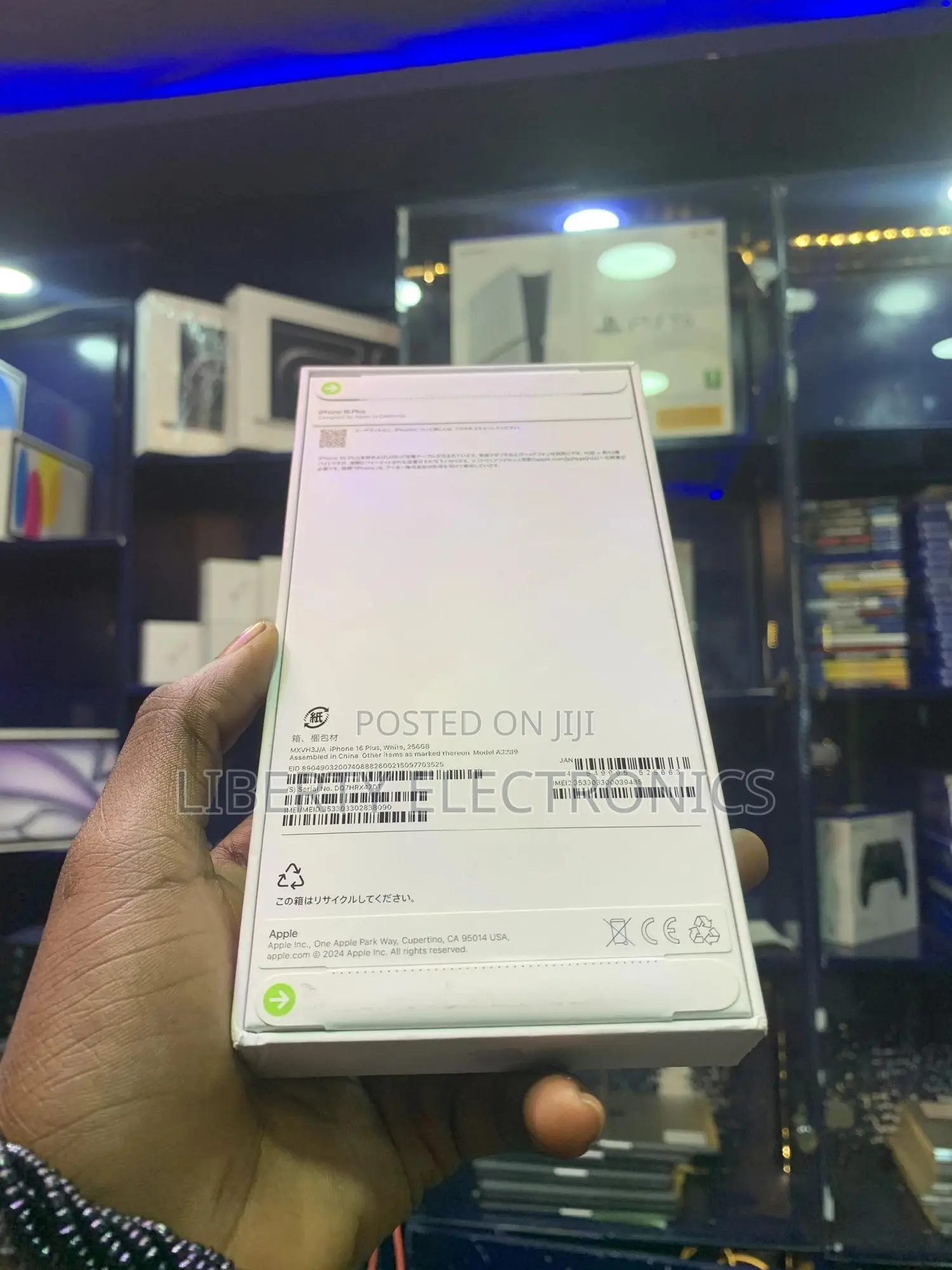New Apple iPhone 16 Plus 256 GB White