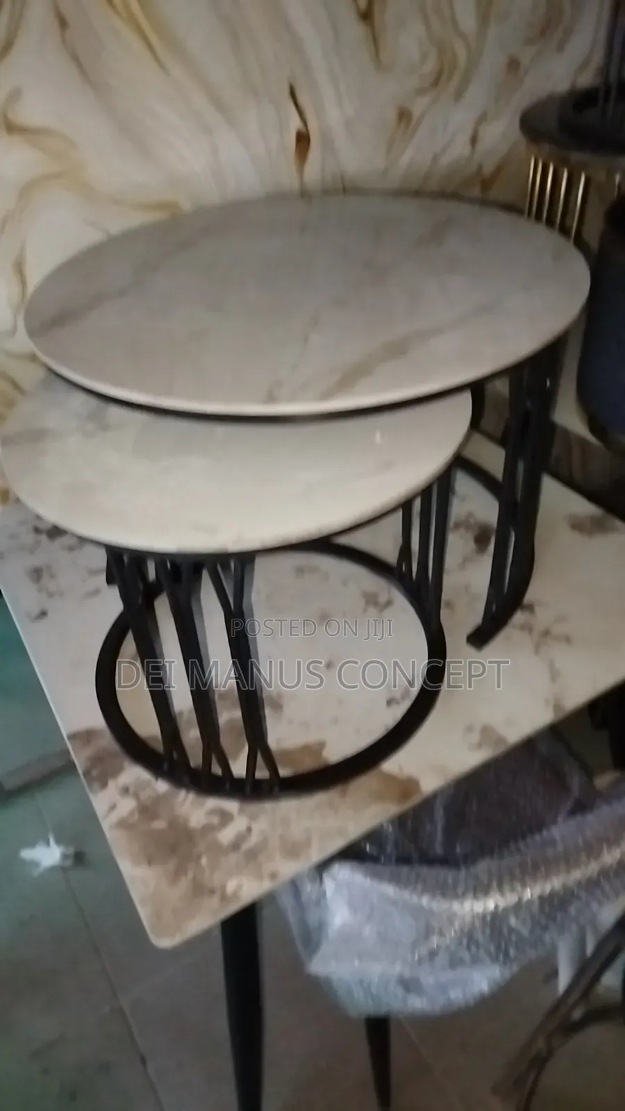 2 in 1 Marble Center Table