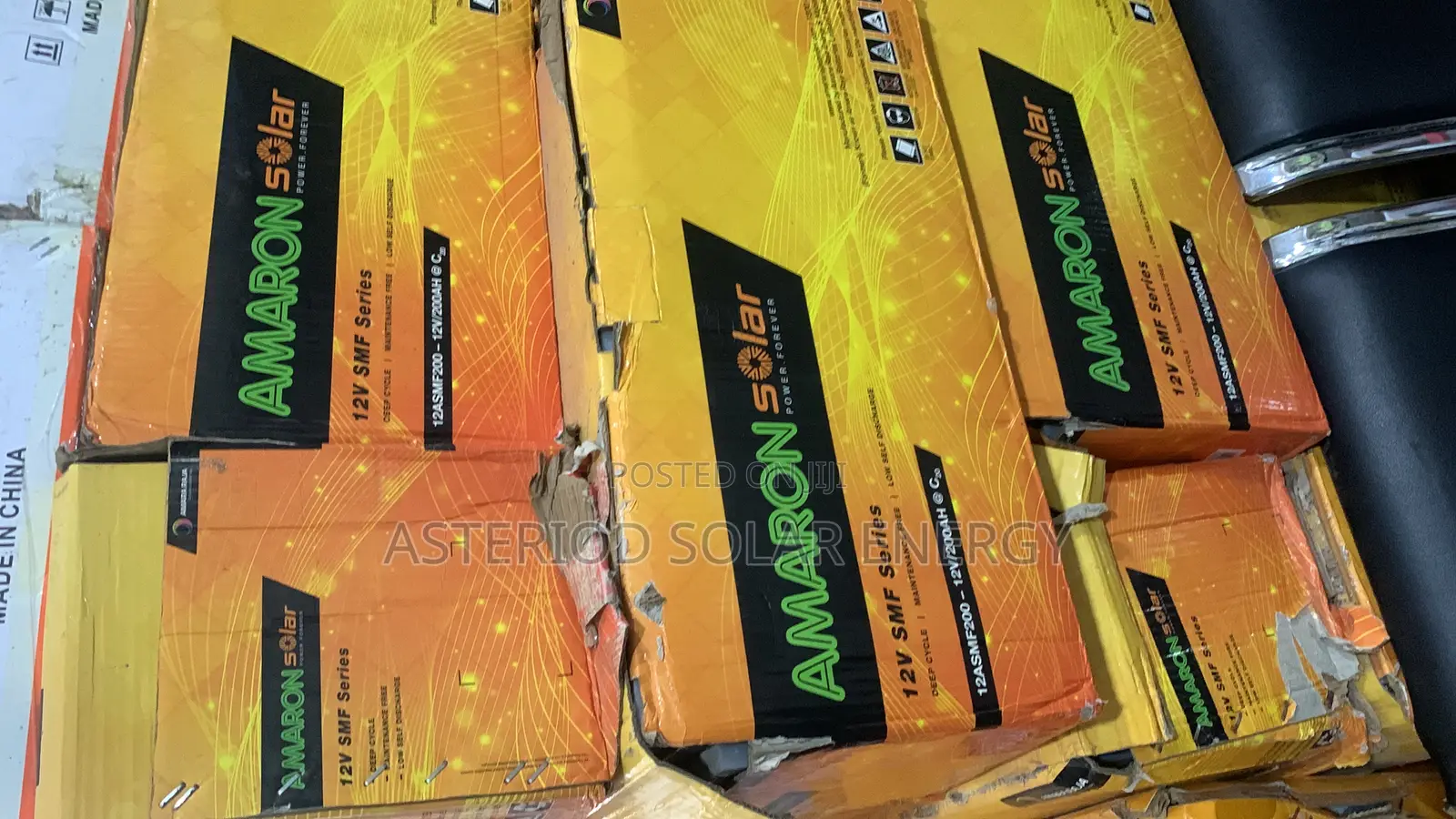 200ahms Amaron Dry Gel Solar Battery
