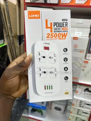 An Ldnio Sc4407 Defender Series Power Sockets and 4 Usb Ports.