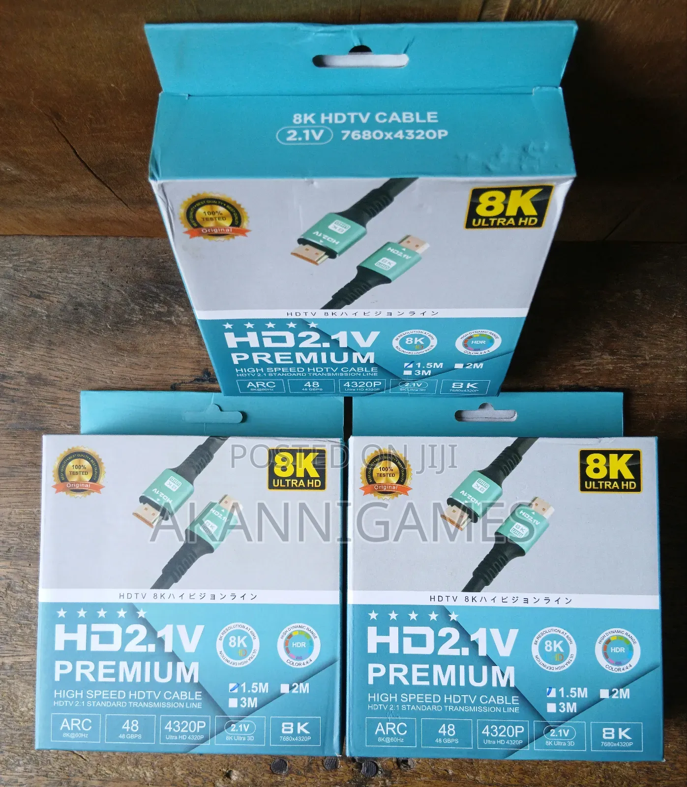Eight K Hdmi Cable Ultra Hd 1.5m ( 2.1v - Premium )