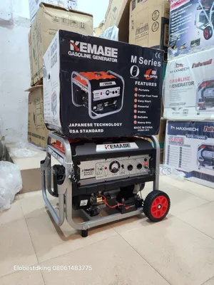 5kva Kemage Petrol Generator 100% Pure Copper Coil Remote Control