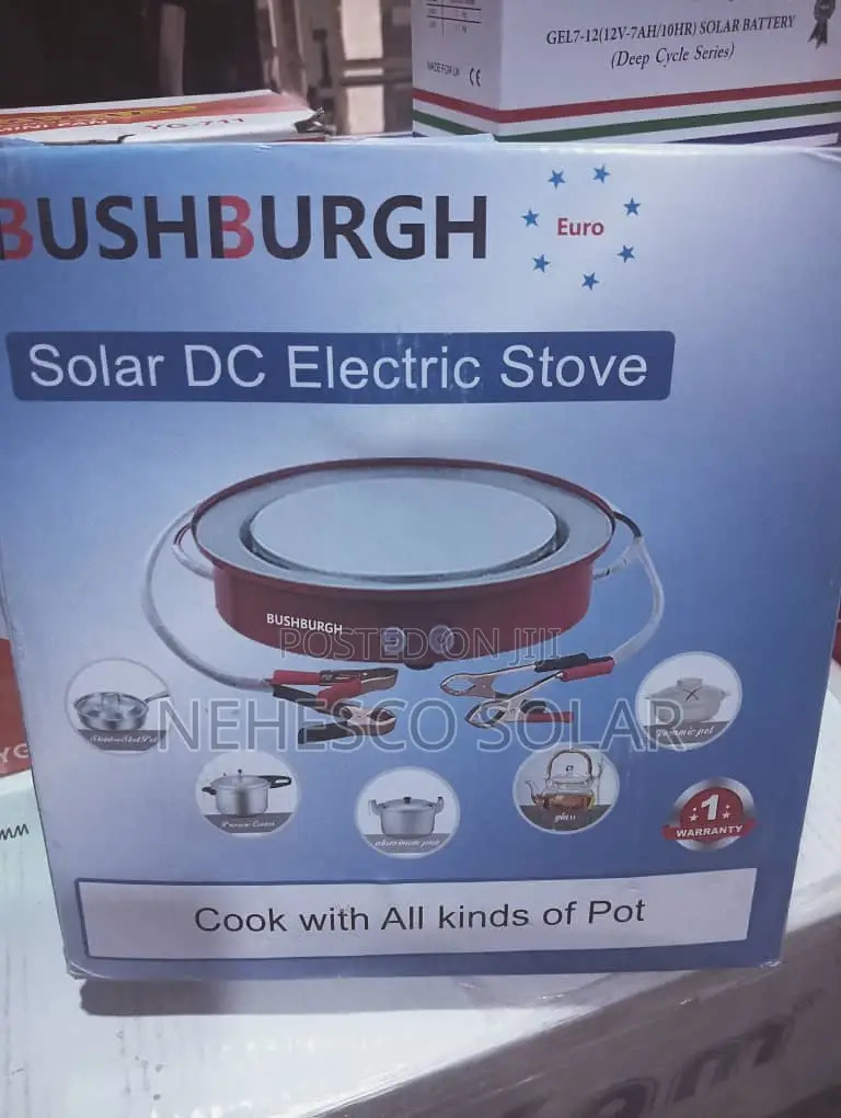 Solar Stove With Battery Terminals