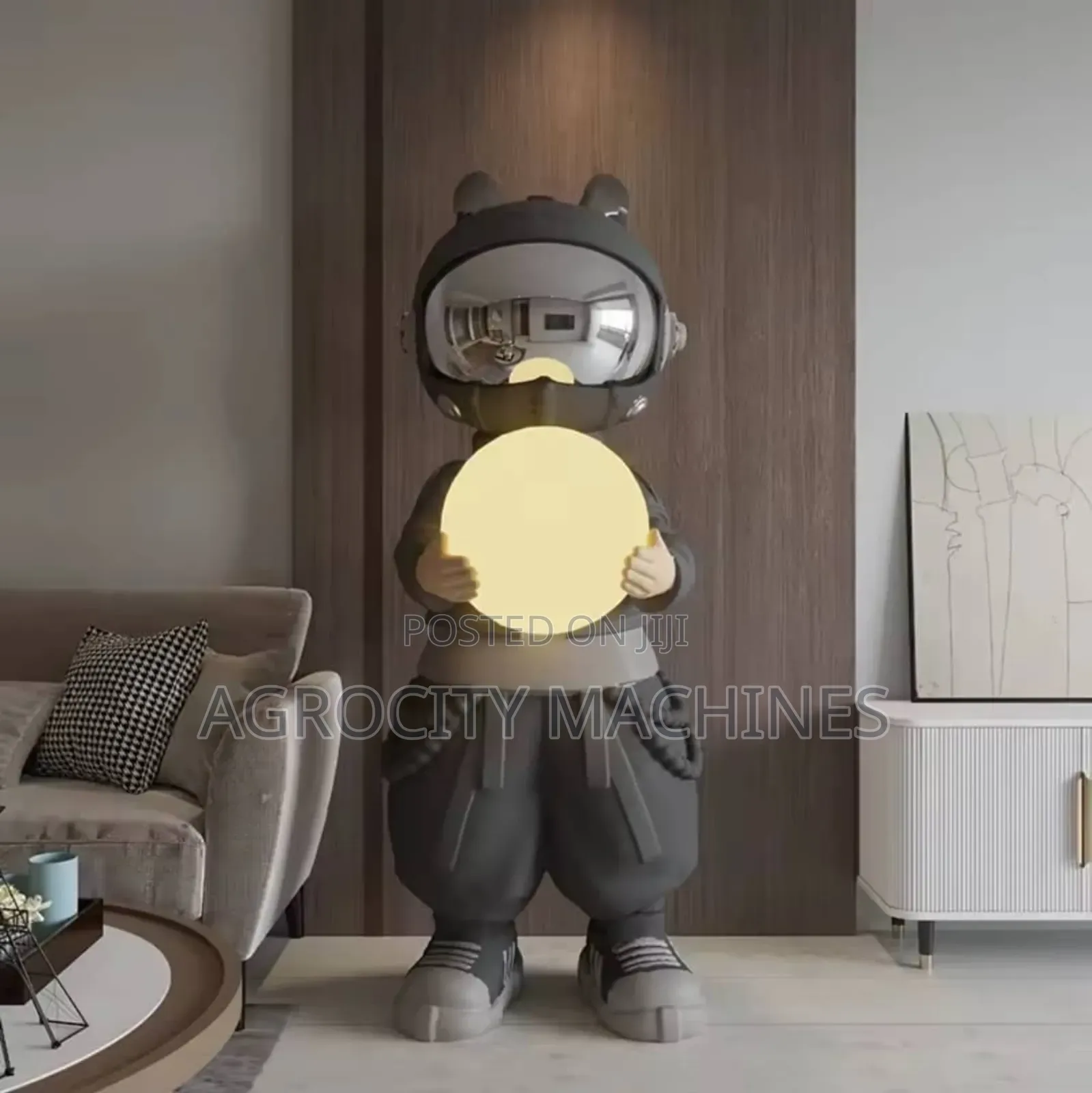 Astronaut Moon Statue Floor Lamp.