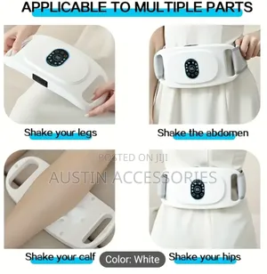 Fat Vibration Machine, Abdominal Massager With Adjustable Strap