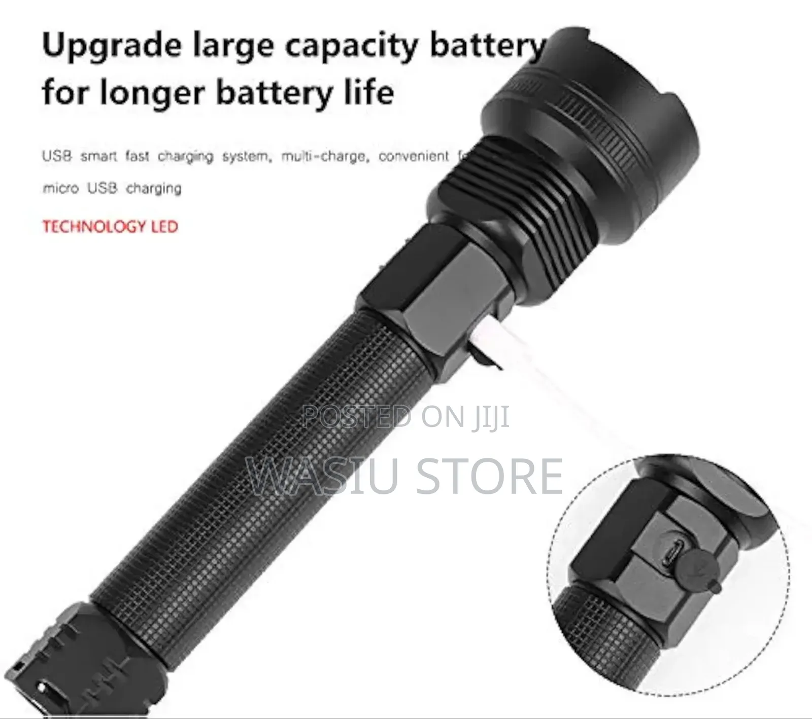 HL P90 Militar Rechargeable Torch Light