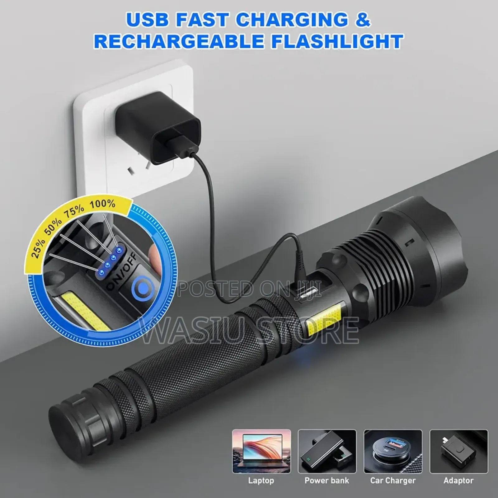 HL P90 Militar Rechargeable Torch Light