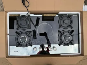 Image 4 Burners + 1 Electric Hotplate Cabinet Gas Cooker