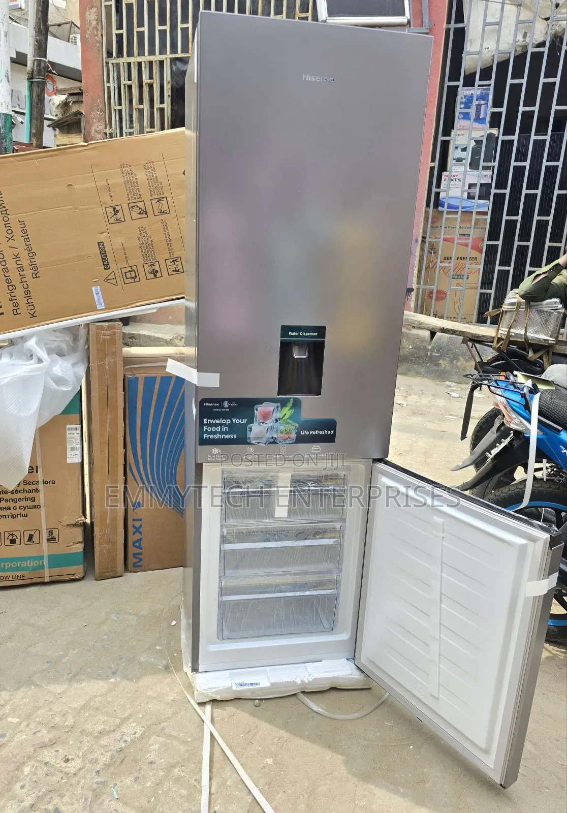Come I Have Hisense Rd-35dcb Ref 264l With Dispenser Double Door