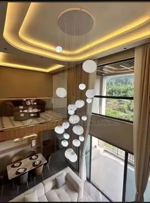 American Style Design Stone Glass Led Chandelier