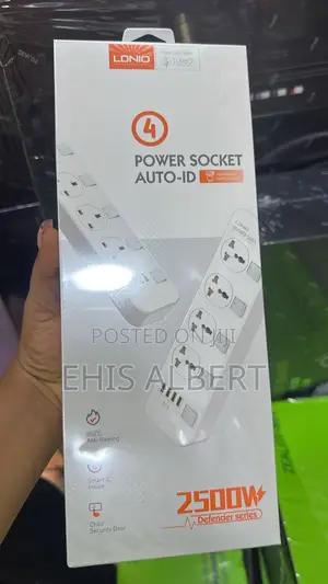 Ldnio Power 4 Socket Auto-Id+ 4 Usb Port