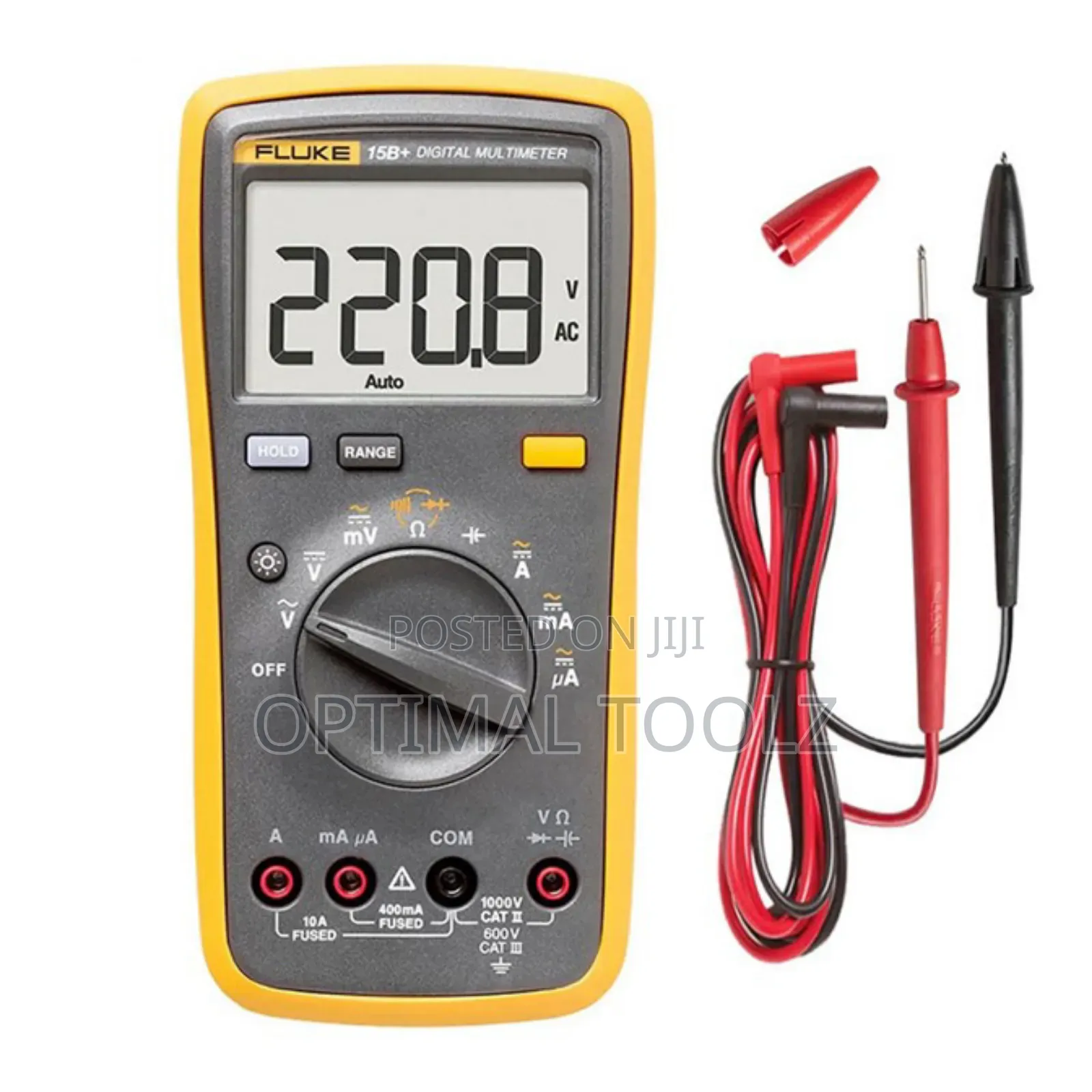 Fluke 15b+ Compact Digital Multimeter Cat Iii 600v, 10a