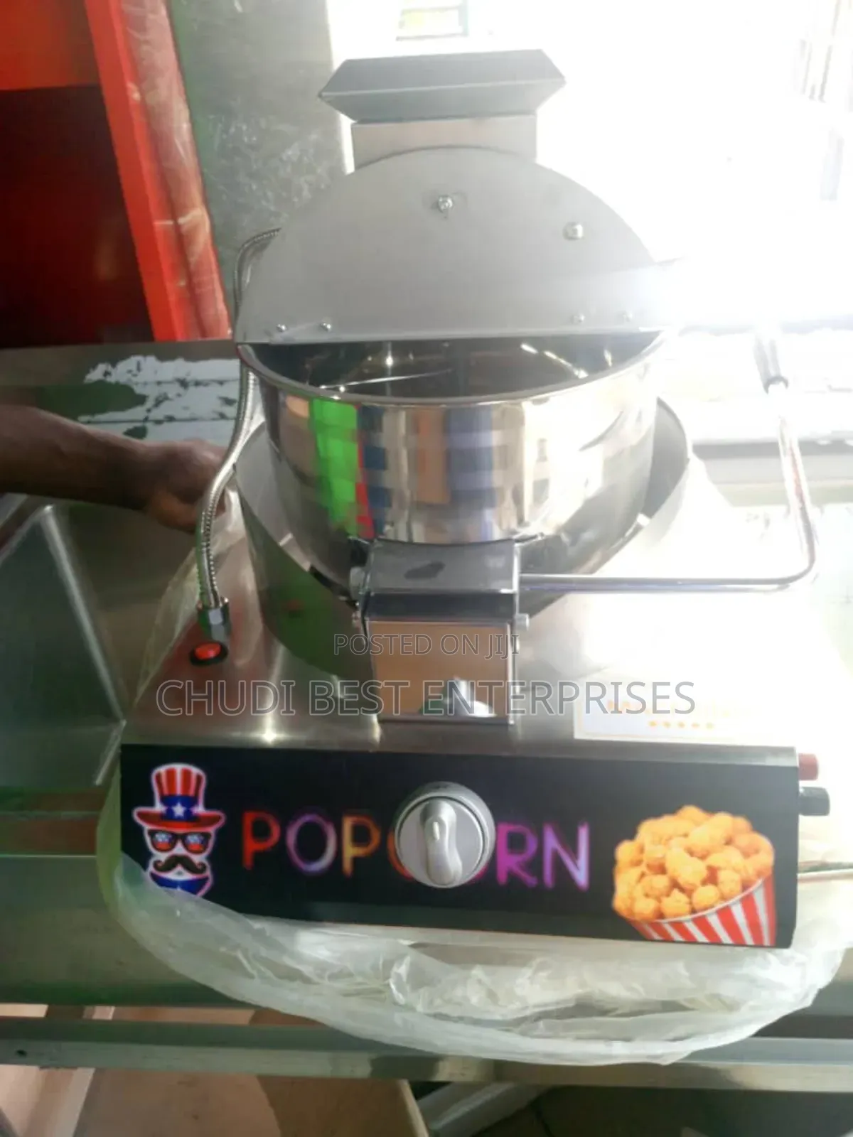 Gas Pop Corn Machine