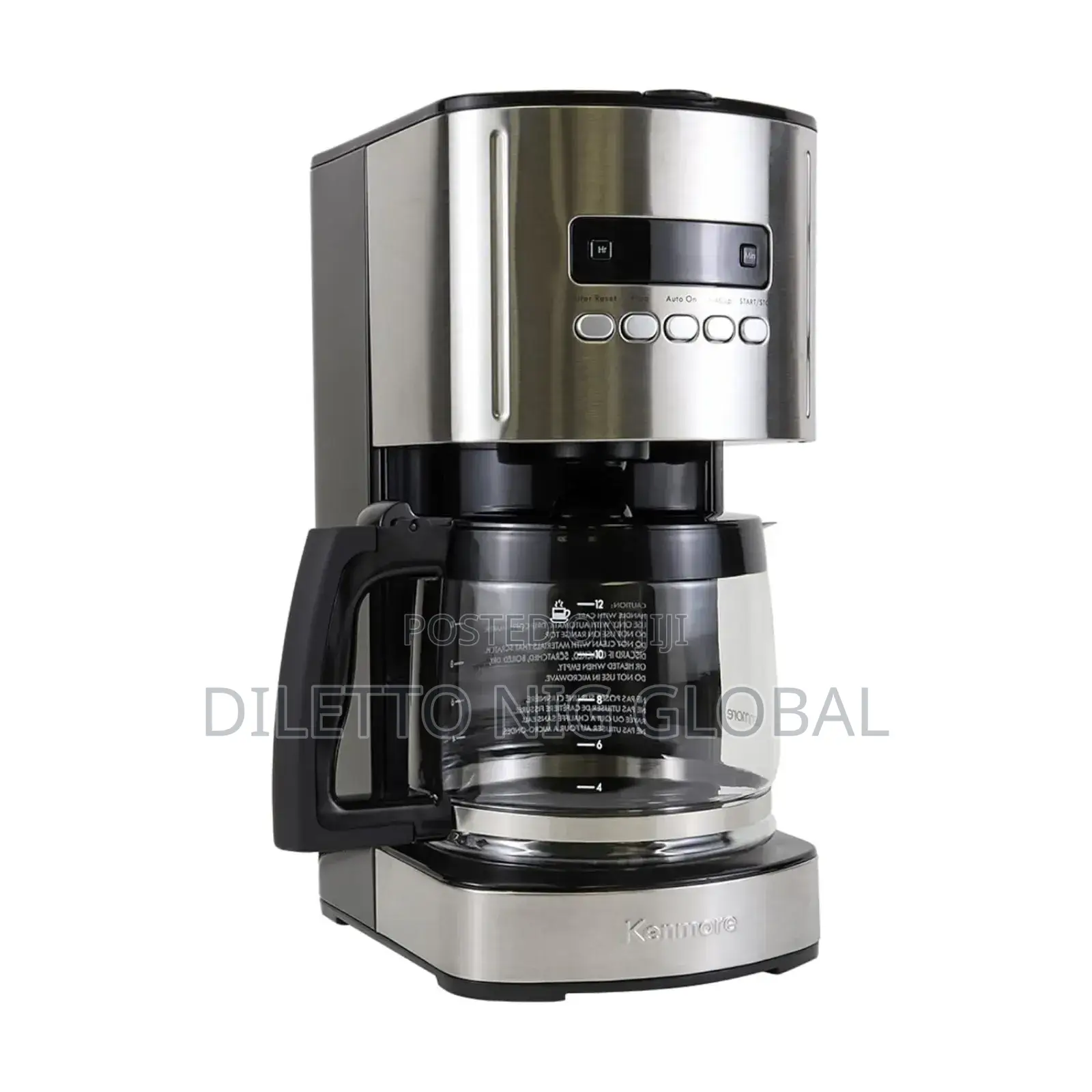 Kenmore Drip Coffee Maker - 12 Cup Programmable Cafe Machine