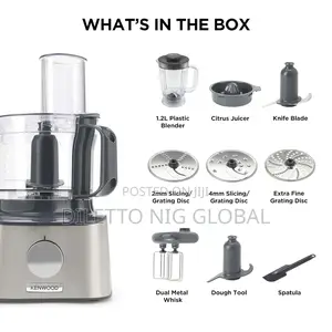Kenwood Multipro Compact Food Processor, 6 Attachments