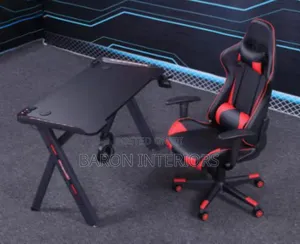 Y-Leg Gaming Desk and Gaming Chair Is Available as Seen