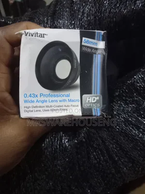 Vivitar 0.43x Professional Wide Angle Lens With Macro 58mm Wide Angle