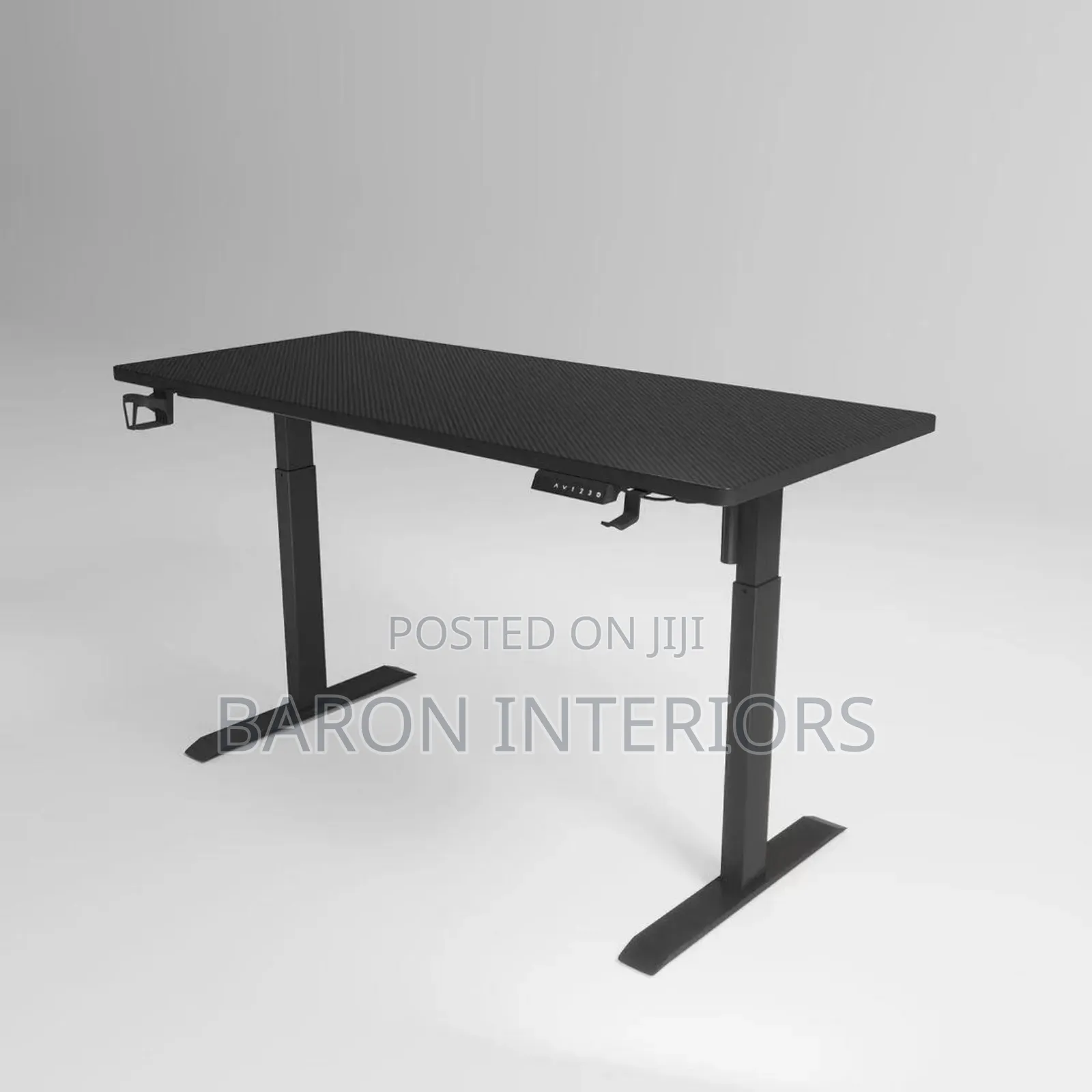 Adjustable Office Desk Is Available as Seen