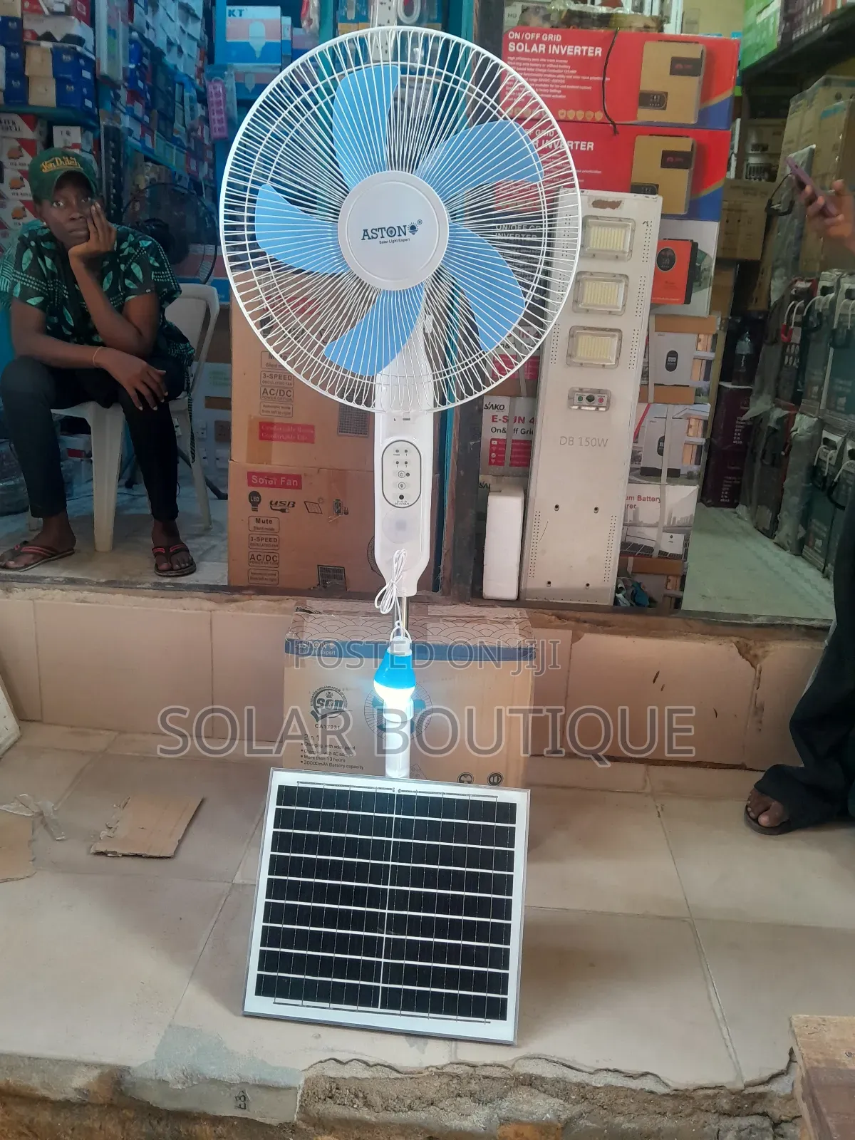 16 Inches Solar Fan