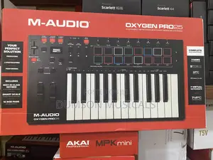 M-Audio Oxygen Pro25 25-Key Powerful Usb Midi Keyboard With Controller