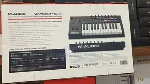M-Audio Oxygen Pro25 25-Key Powerful Usb Midi Keyboard With Controller