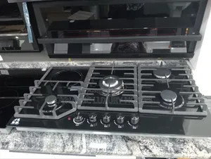England Built in Gas Hob 4 Burner and 1 Hot Plate