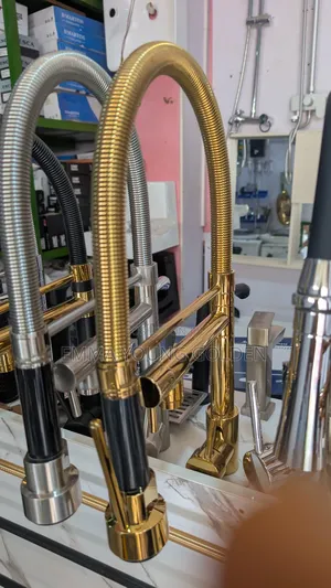 Quality Sink Mixer Golden Colour and Black Color