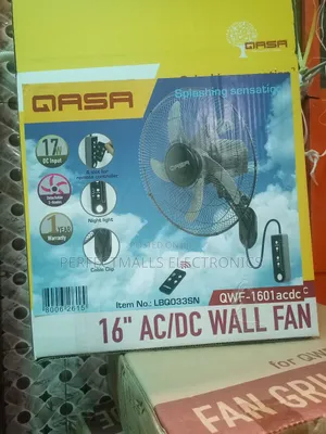 Qasa 16" Acdc Wall Fan QWF-1601acdc