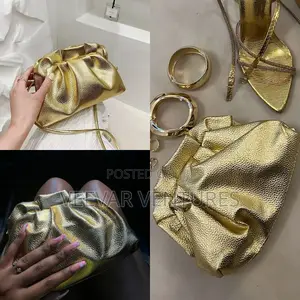 Chic Gold Luxury Purse Bag