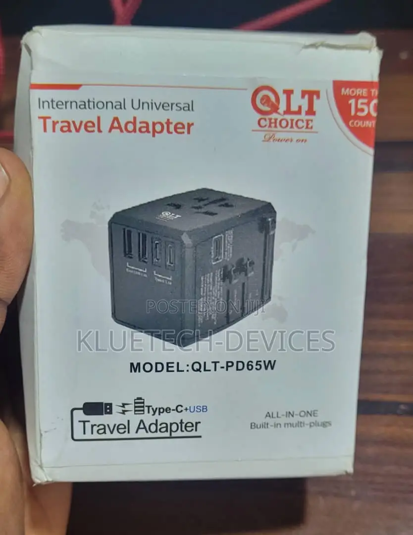 Qlt 65w Travel Adapter Multifunctional Charger
