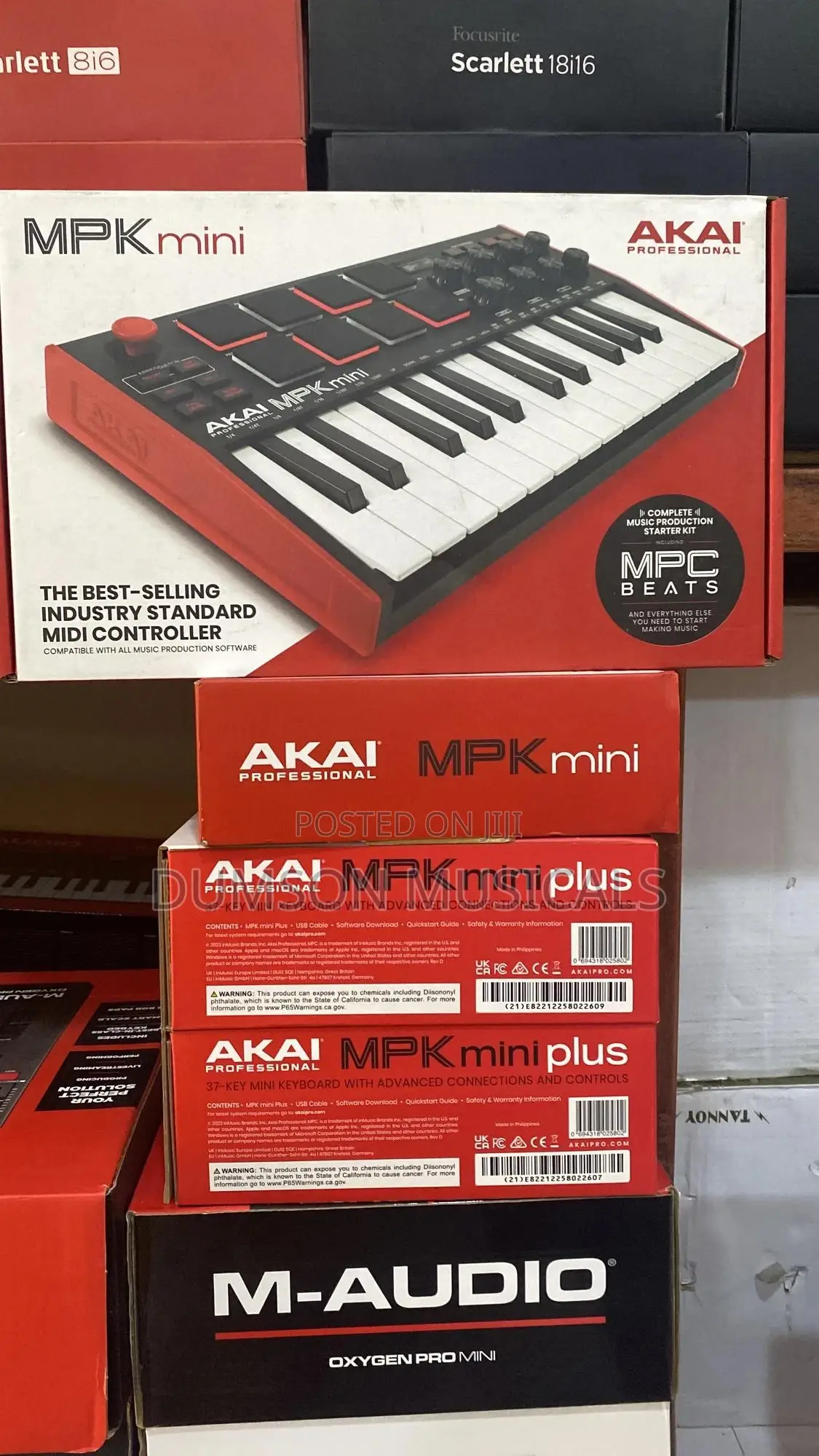 Akai Mpkmini Midi-Keyboard MPK