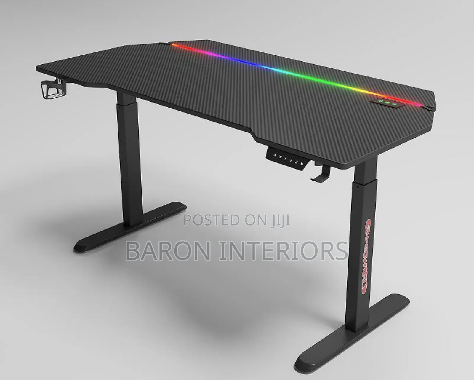 Adjustable Office Gaming Desk Is Available as Seen