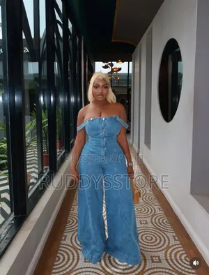 Ruddy Store Women Sleeveless Denim Jumpsuit | Stylish Jean Outfit