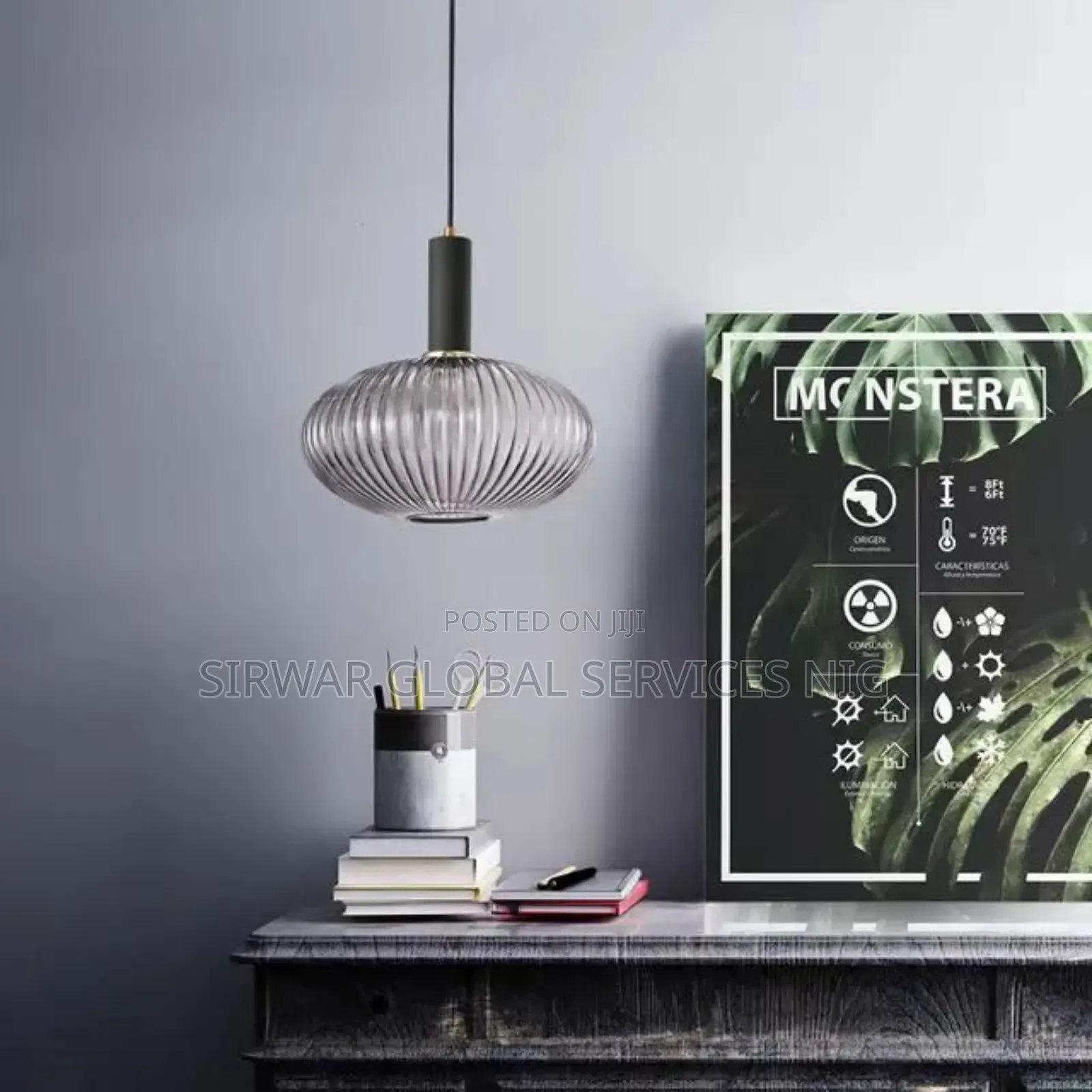 Glass Drop Light