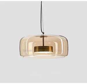 Dinning Drop Chandelier Amber Gold 