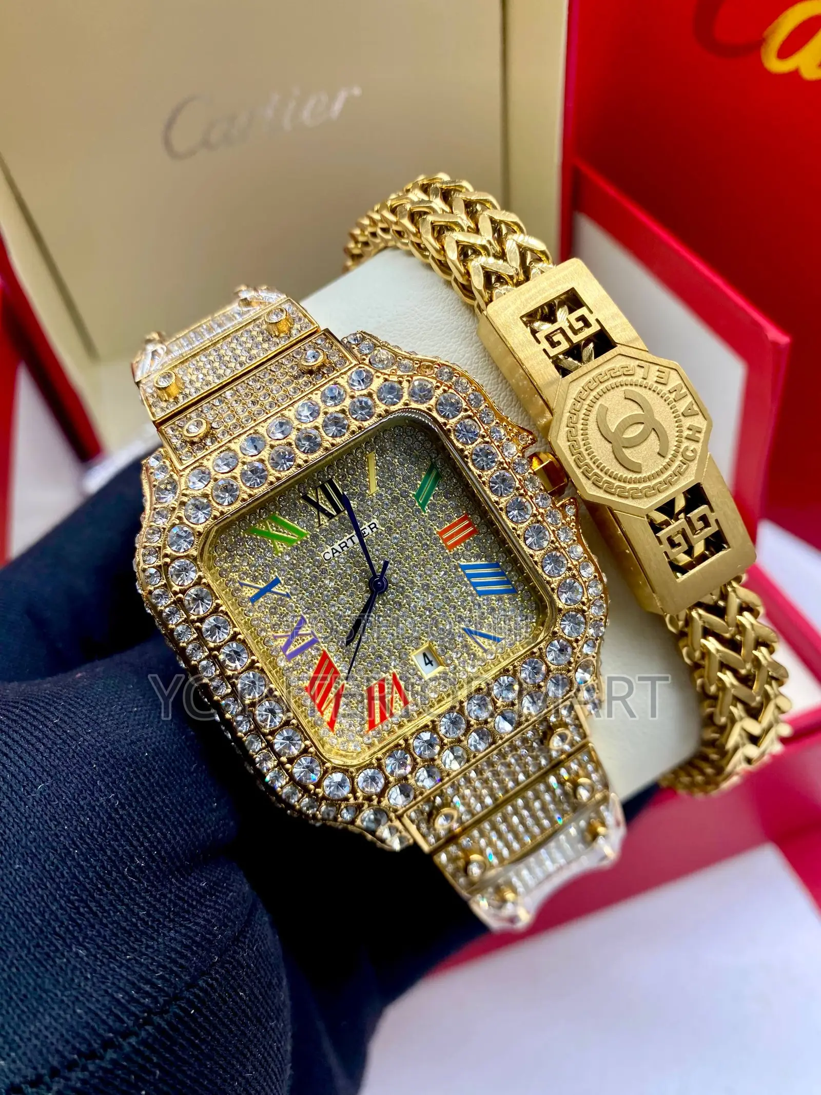 Cartier Watch and Bracelet