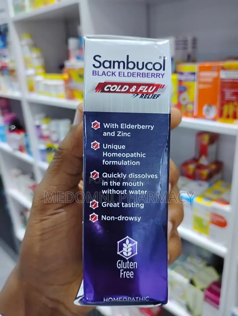 Sambucol Black Elderberry – Cold Flu Relief, 30 Tablets