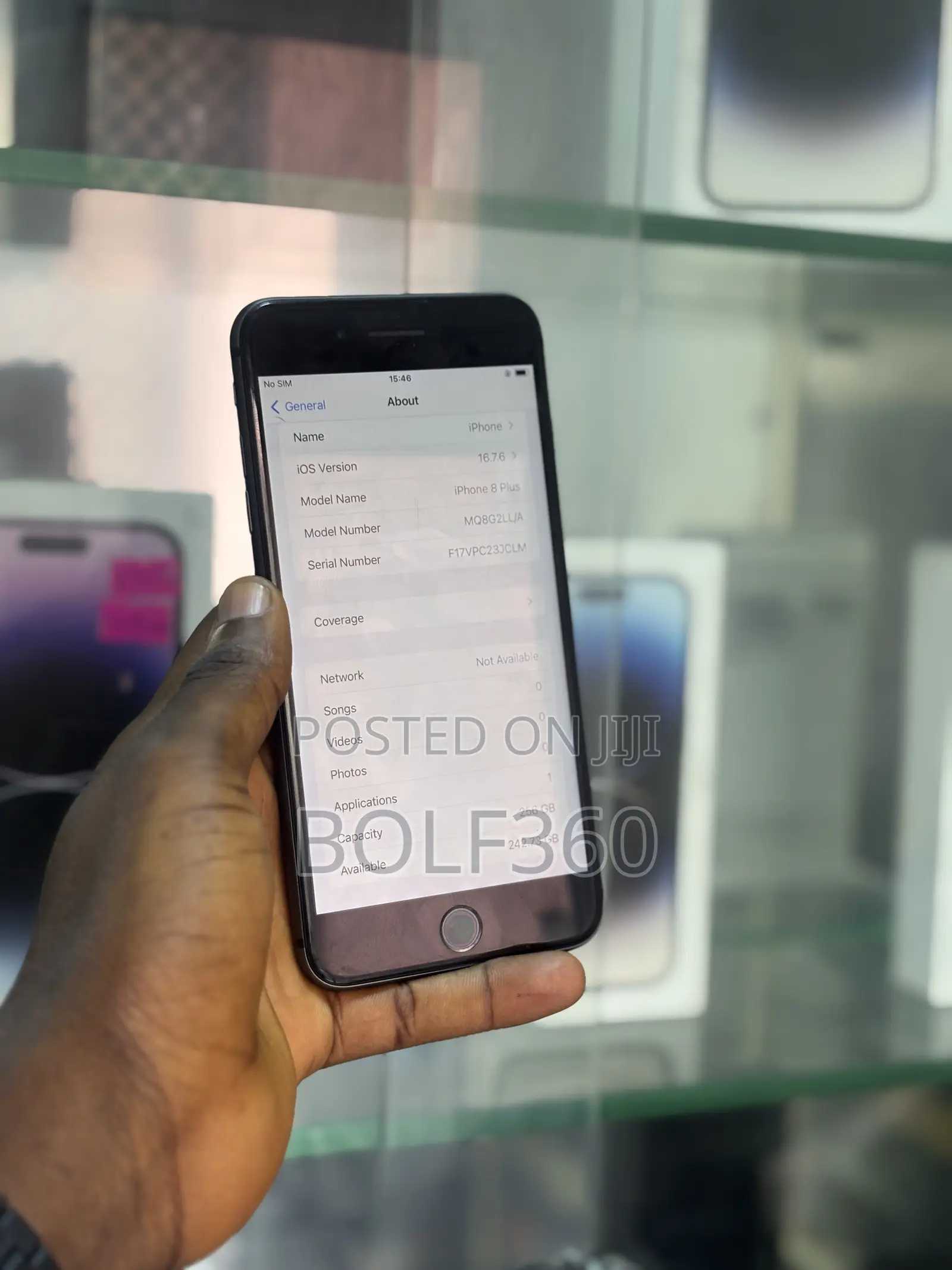 Apple iPhone 8 Plus 256 GB Black