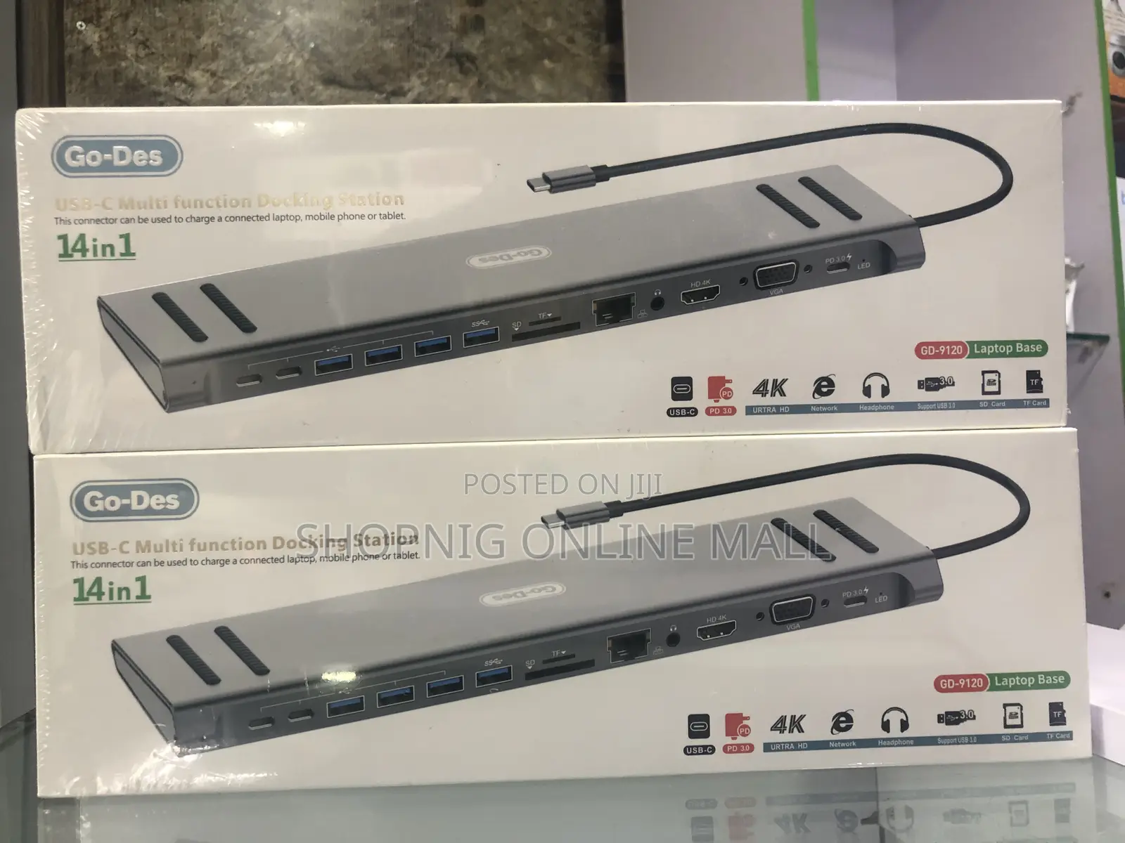 Go-Des Usb-C Multifunction Docking Station (14in1)