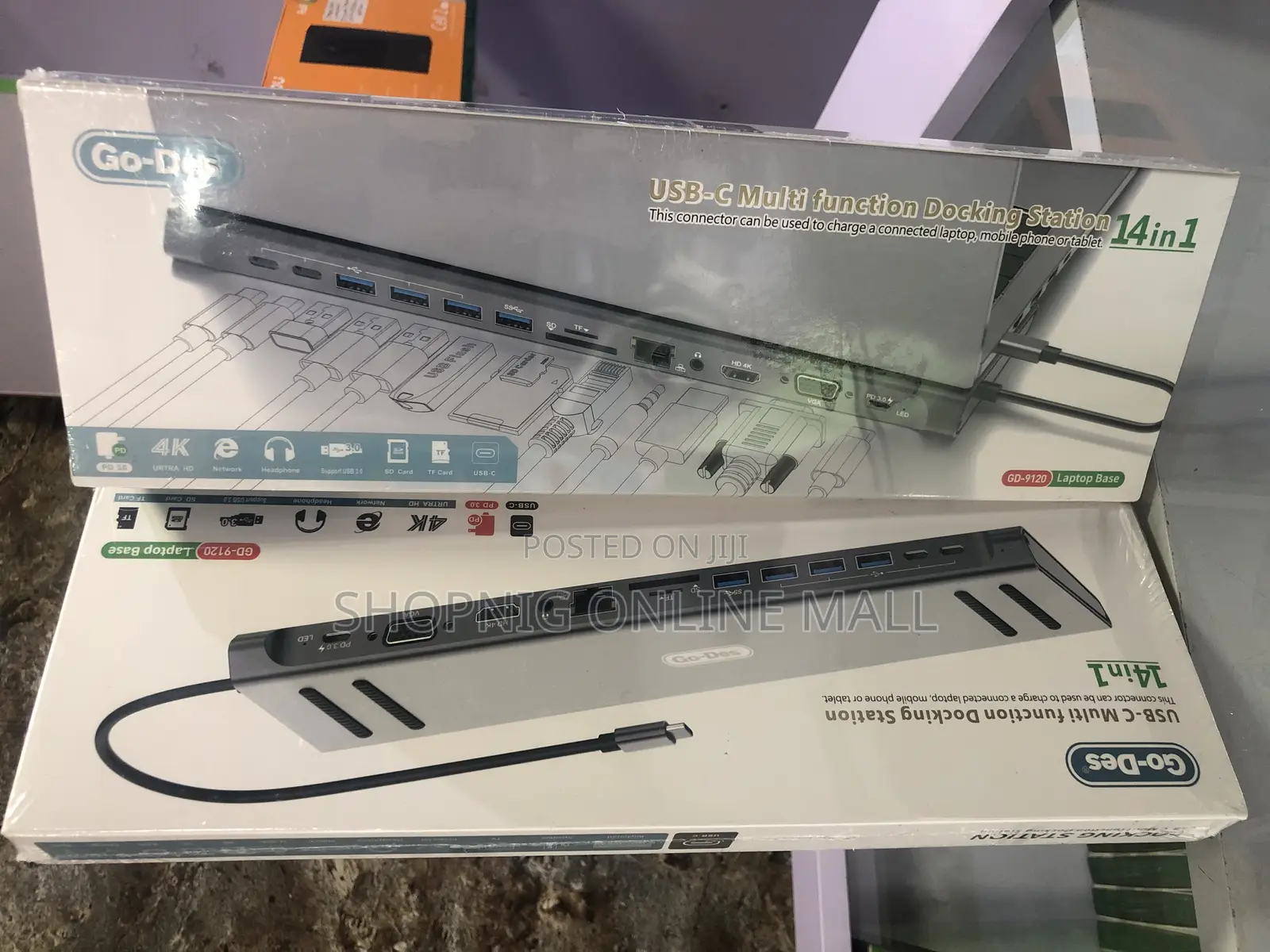 Go-Des Usb-C Multifunction Docking Station (14in1)
